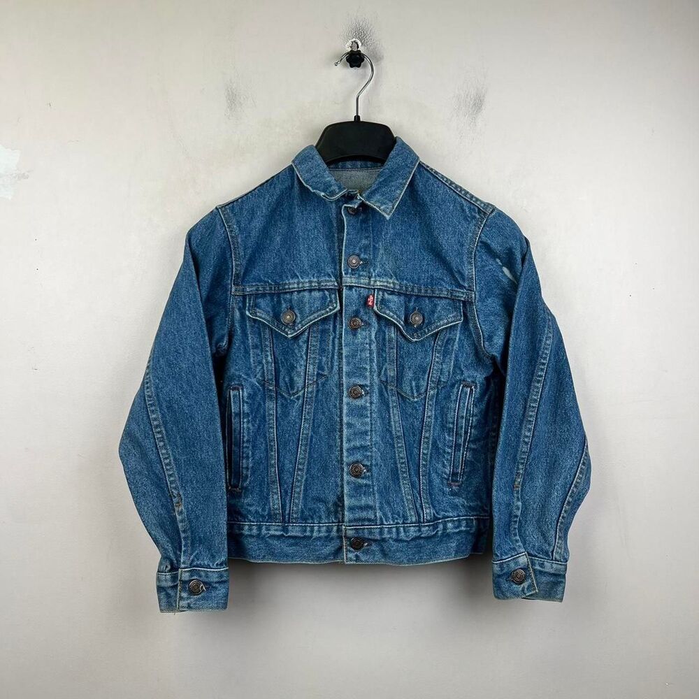 Vintage Levis 70706-0216 Denim Button Up Jacket Size 14